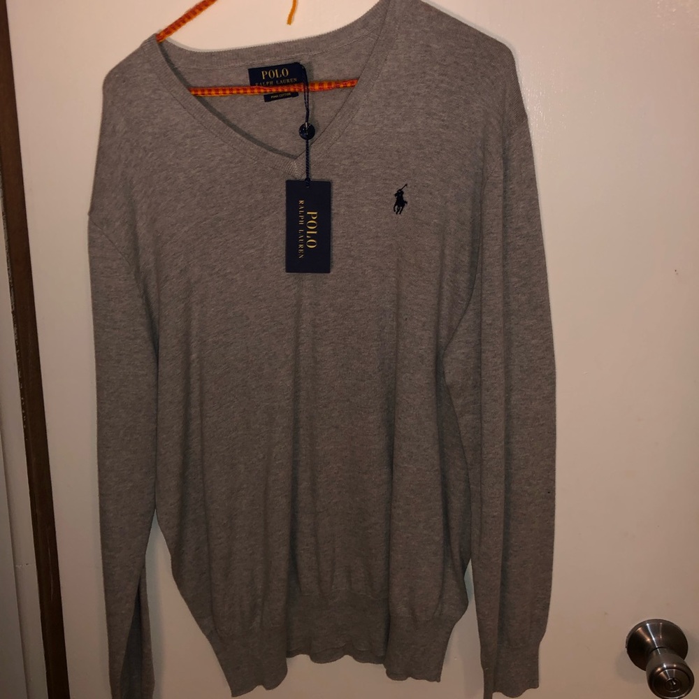 Ralph Lauren V Neck Sweater Medium